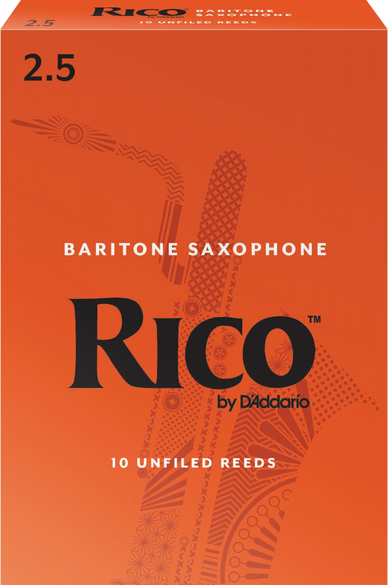 Трости для баритона Rico №2,5 (1 шт) RLA1025